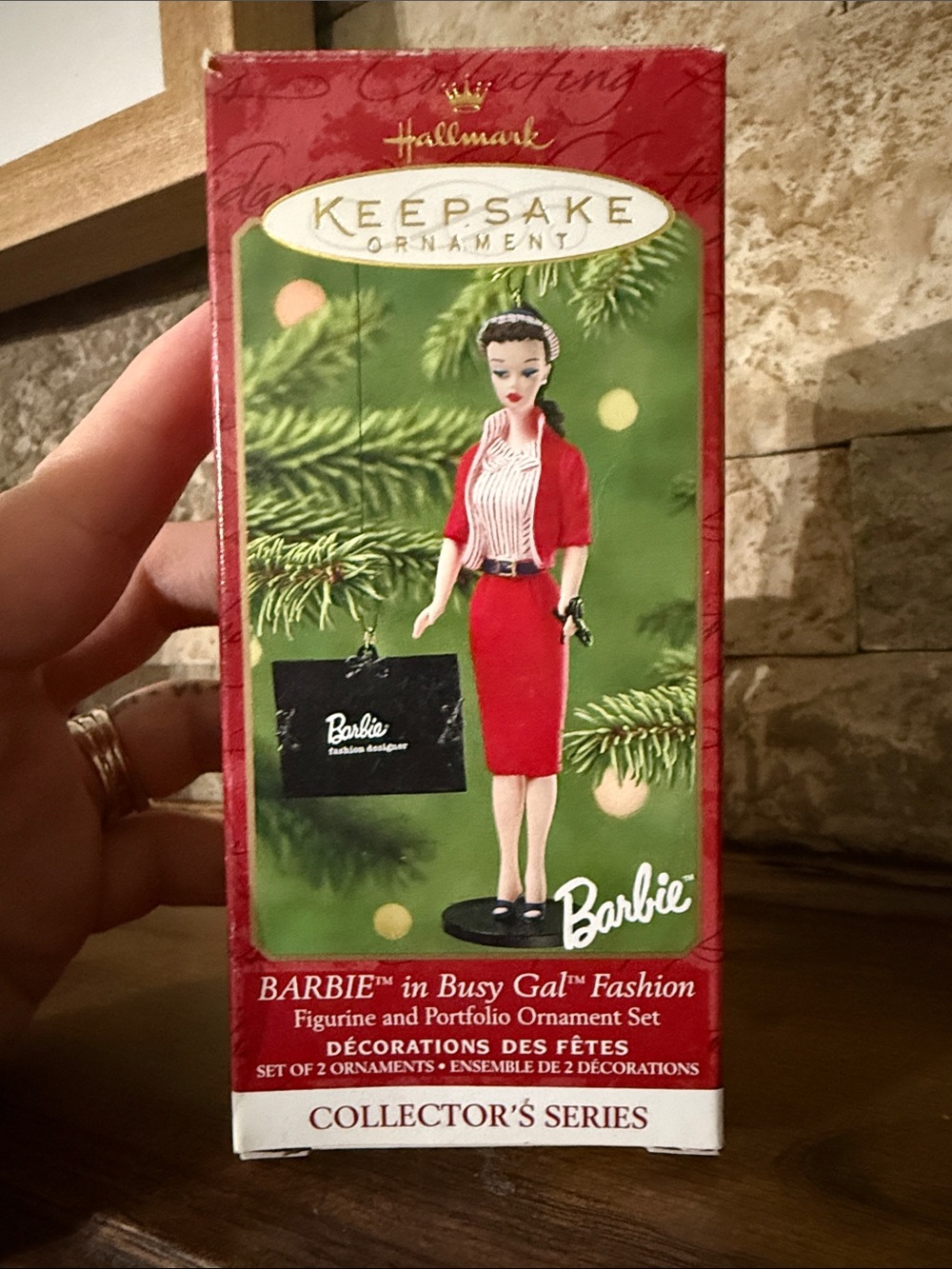 Hallmark Barbie Keepsake Ornament in Red and Black
